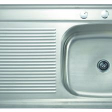 FREGADERO FRINOX DE ACERO INOX. 100X50X15 TANQ DERECHO - 0018783