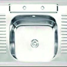 FREGADERO DE ACERO INOX. 150X50X18 PULIDO EMPOTRABLE - 0019007