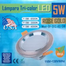 LAMP LED EMPOT 5W(3TON)ORO ROSA USA - 0103099