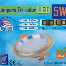 LAMP LED EMPOT 5W USA(3TONOS)DORADA - 0103379