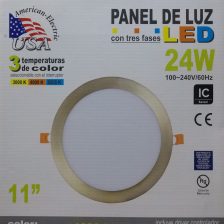PLATO LED 24W(11PUL)BRONC ANTIG USA - 0104142