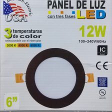 PLATO LED 12W(6PUL)CAFÉ OSC USA - 0104153