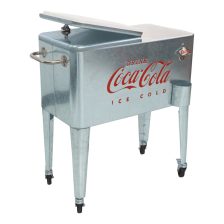 HIELERA ACER.GALV C/RUEDAS COCACOLA - 0010162