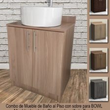 MUEBLE BAÑO JAZ WENGE(MBJAZ60-W) - 0019858