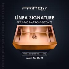 FREGADERO PREMIUM FRINOX UNA TINA (76X53X25) APRON - 0010502
