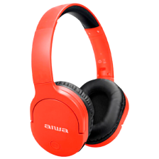 AUDIFONOS ANALAMBRICOS BLUETOOTH STEREO CON MICROFONO ROJO AIWA (AWK11R) - 0104235