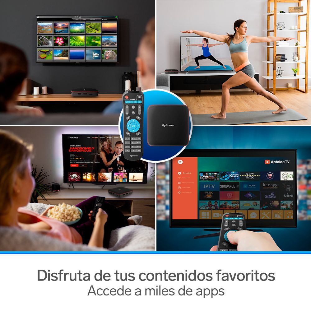 SISTEMA ANDROID BOX TV STEREN (INTV-110) - 0104861 - Image 2
