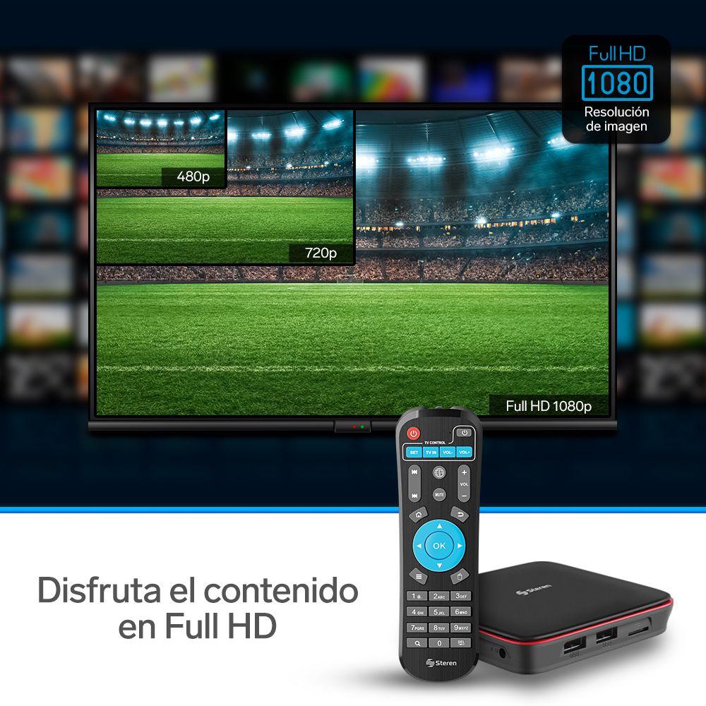 SISTEMA ANDROID BOX TV STEREN (INTV-110) - 0104861 - Image 5