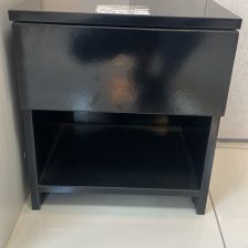 MUEBLE MELAMINA PEQUEÑO NEGRO CON 1GAVETA - 0010319